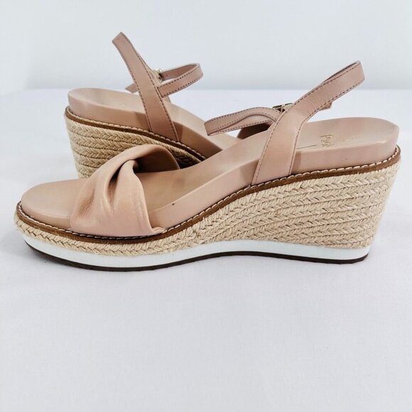 Linea Paolo Women's Verona Platform Wedge Sandal SIze 9.5 in Blush Comfort - Picture 6 of 14